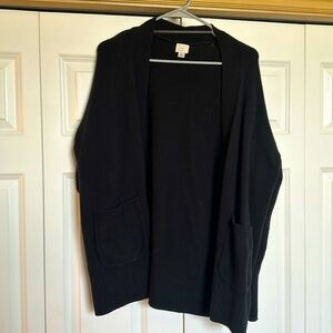 A new day, long sleeve black cardigan.